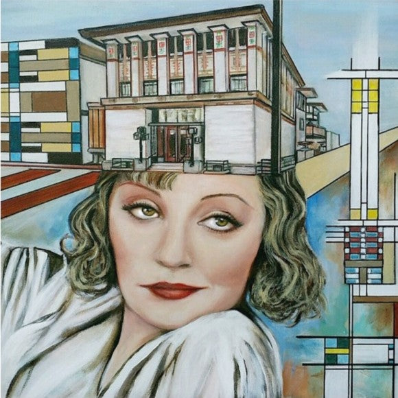 Tallulah Bankhead art created by feminist canadian visual artist