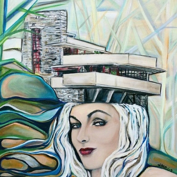 candian visual artist Karen Robb created frankly speaking to show feminism art which respresents powerful women