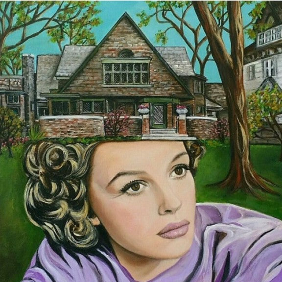 Judy Garland art created by canadian visual artist Karen Robb you can avail them as prints.