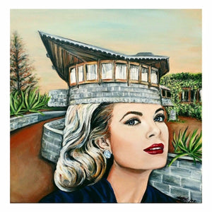 Grace Kelly american actor she is part of frankly speaking series an art series created by canadian visual artist Karen Robb 