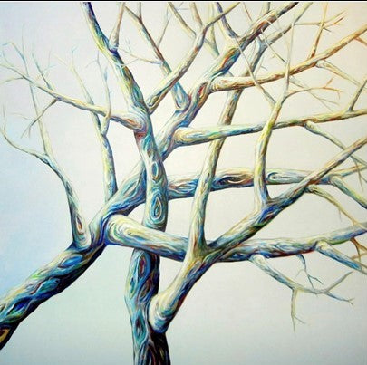 Artist Karen Robb created tree series .This piece is part of tree series and available for prints 