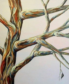 Artist Karen Robb created tree series .This piece is part of tree series and available for prints best suited for home decor and gifts 